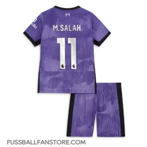 Liverpool Mohamed Salah #11 Replik 3rd trikot Kinder 2023-24 Kurzarm (+ Kurze Hosen)